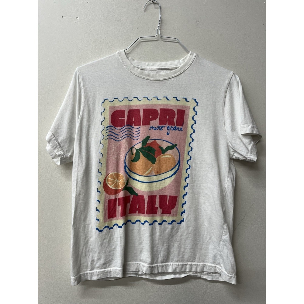 Mure + Grand Capri Italy Graphic Tee Shirt Size Large 100% Cotton